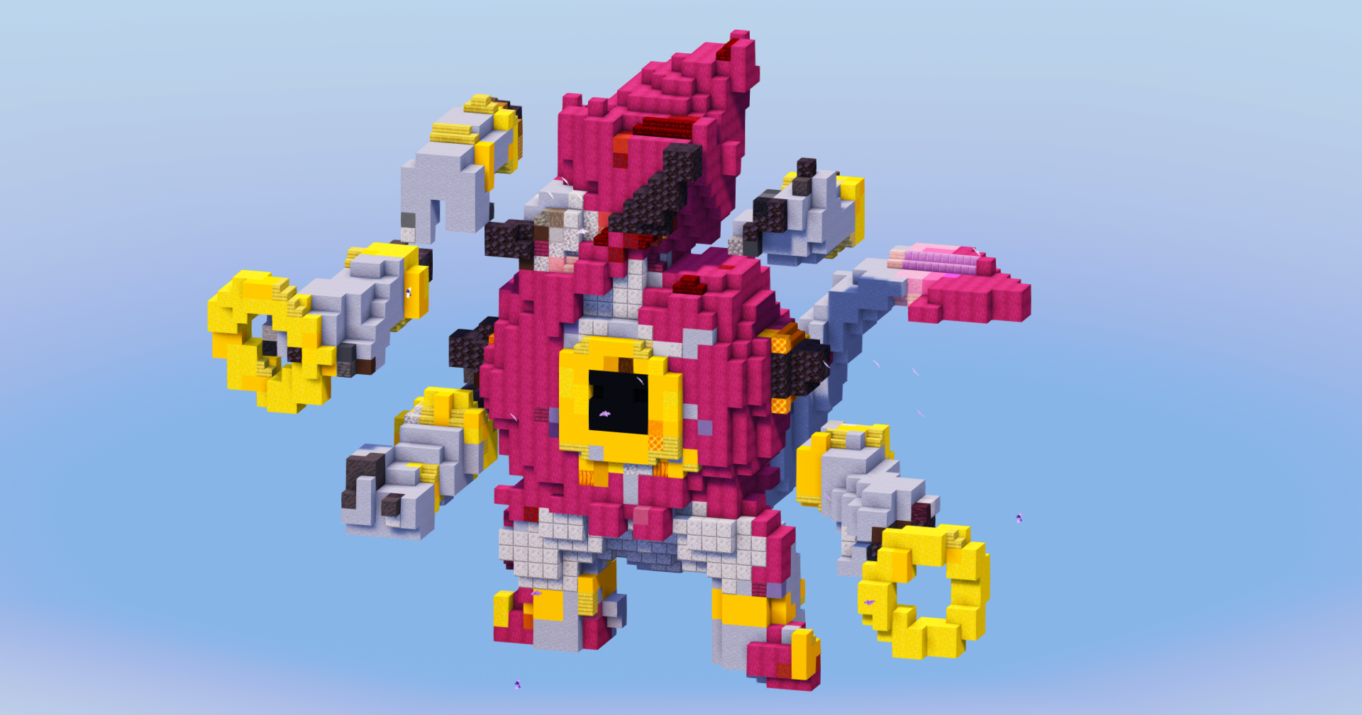 Hoopa Unbound from Pokemon — Minecraft Build by LeonisBuilds