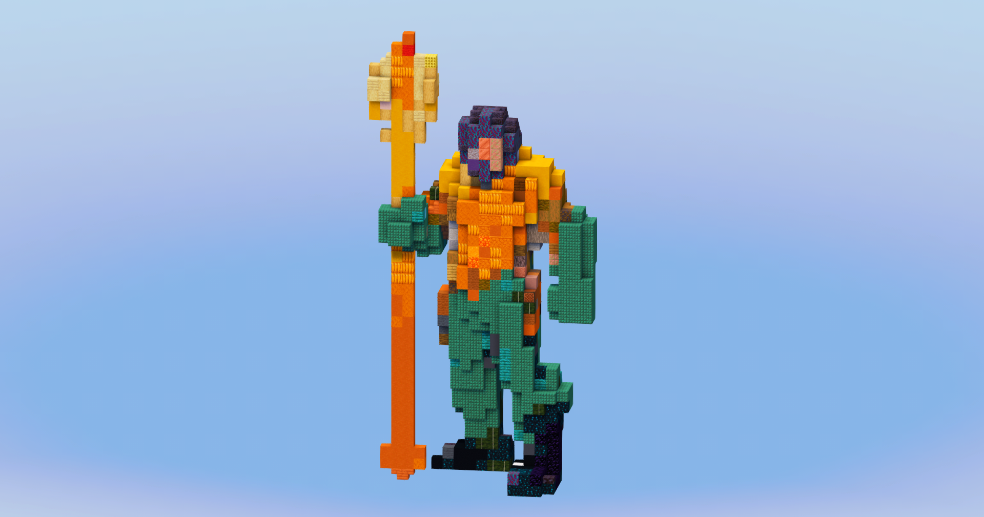 Aquaman from DC Comics — Minecraft Build by LeonisBuilds