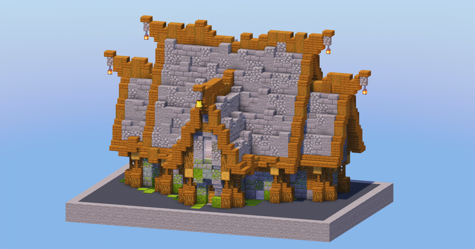 Stone Medieval House 9 — Minecraft Build by LeonisBuilds (2)
