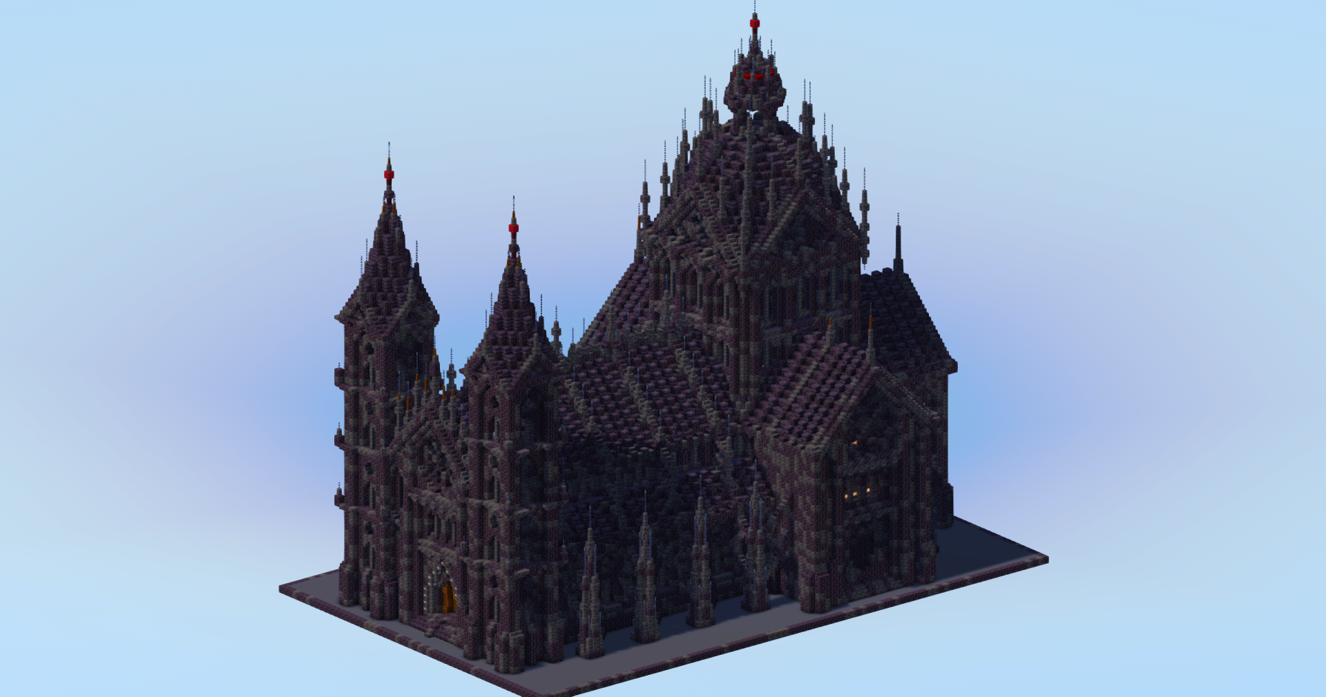 Blackstone Gothic Cathedral — Minecraft Build by LeonisBuilds (2)