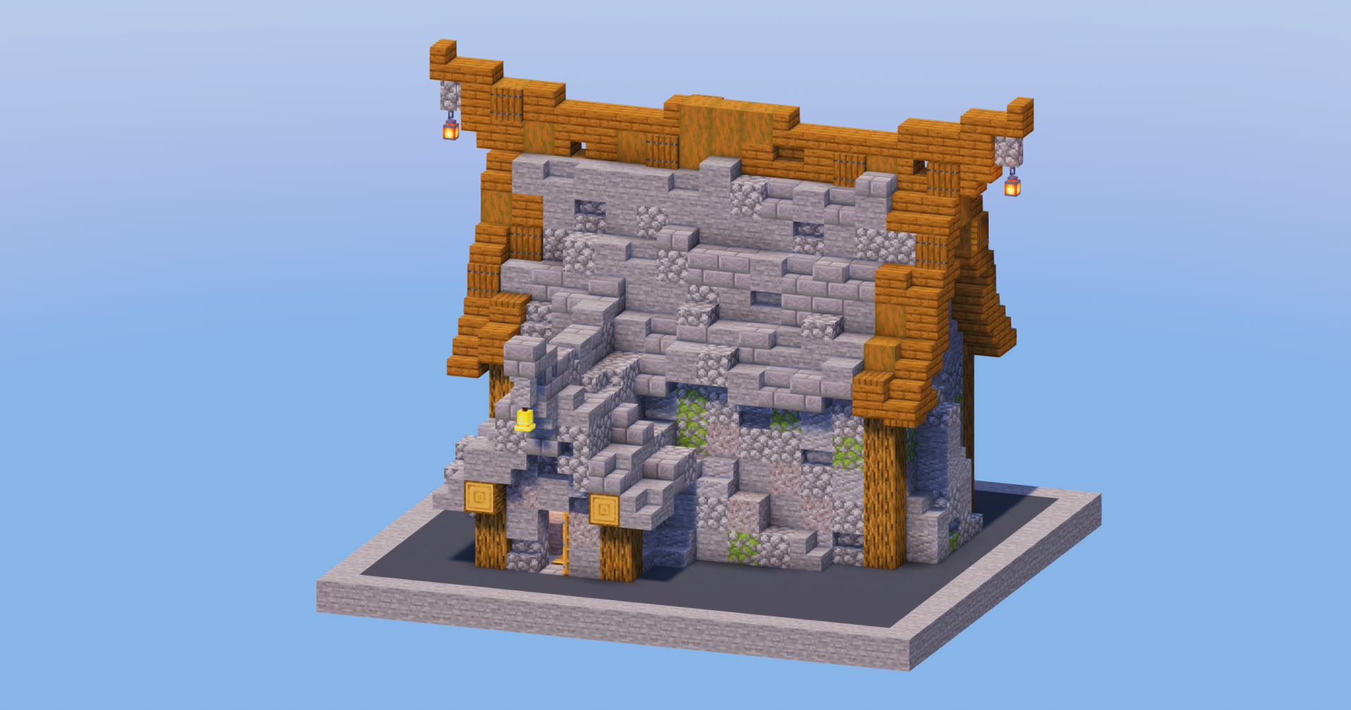Stone Medieval House 3 — Minecraft Build by LeonisBuilds (2)