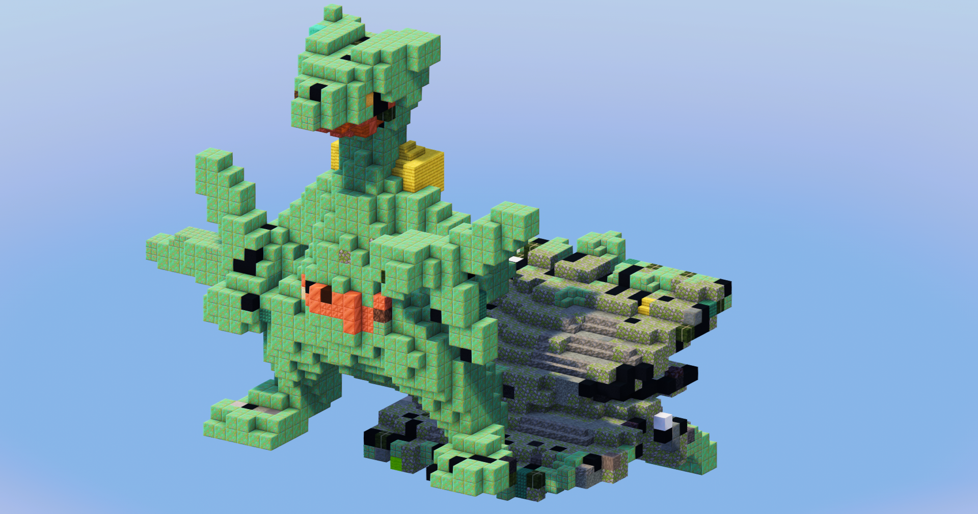 Sceptile from Pokemon — Minecraft Build by LeonisBuilds (2)