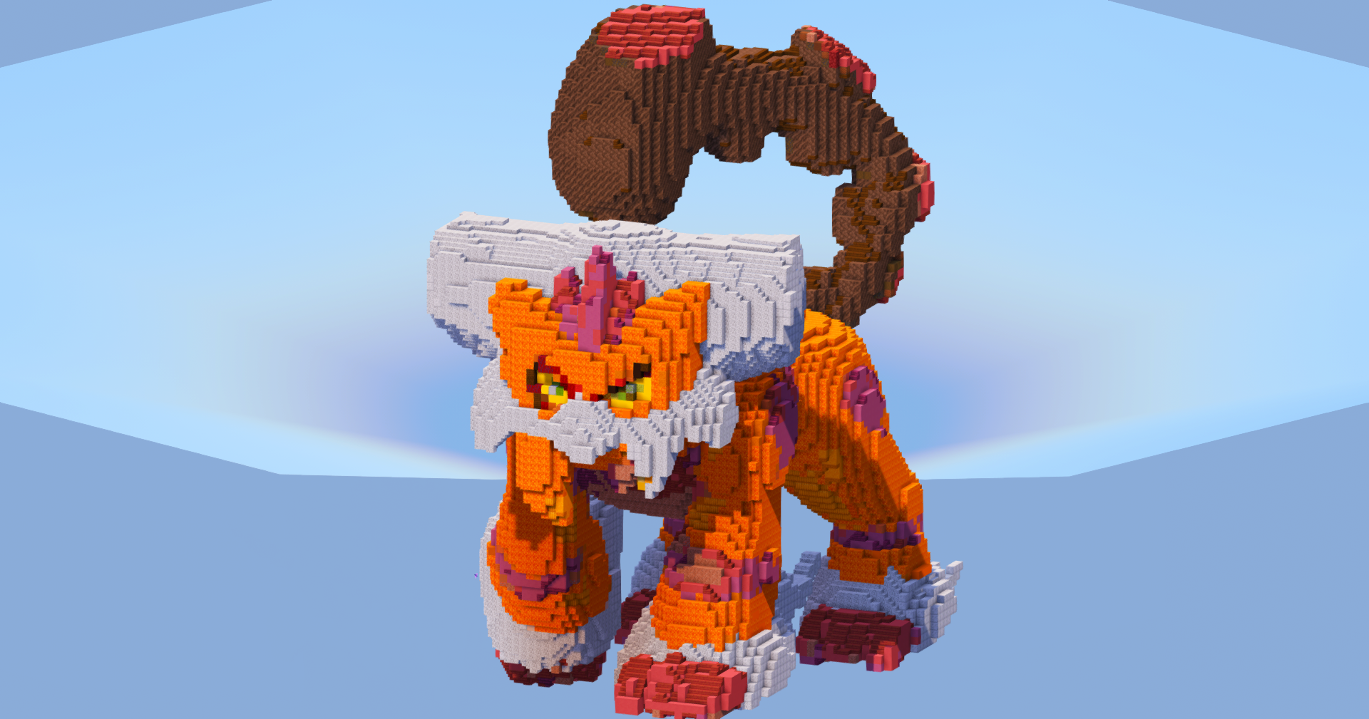 Landorus Therian — Minecraft Build by LeonisBuilds