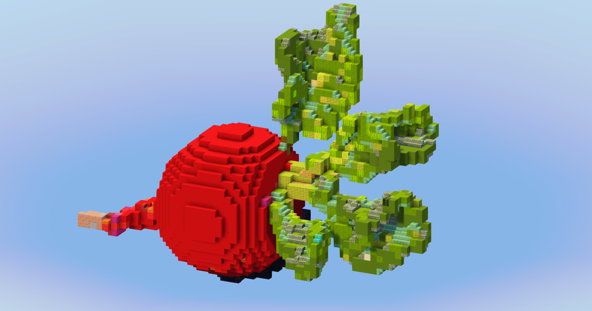 Radish Vegetable — Minecraft Build by LeonisBuilds