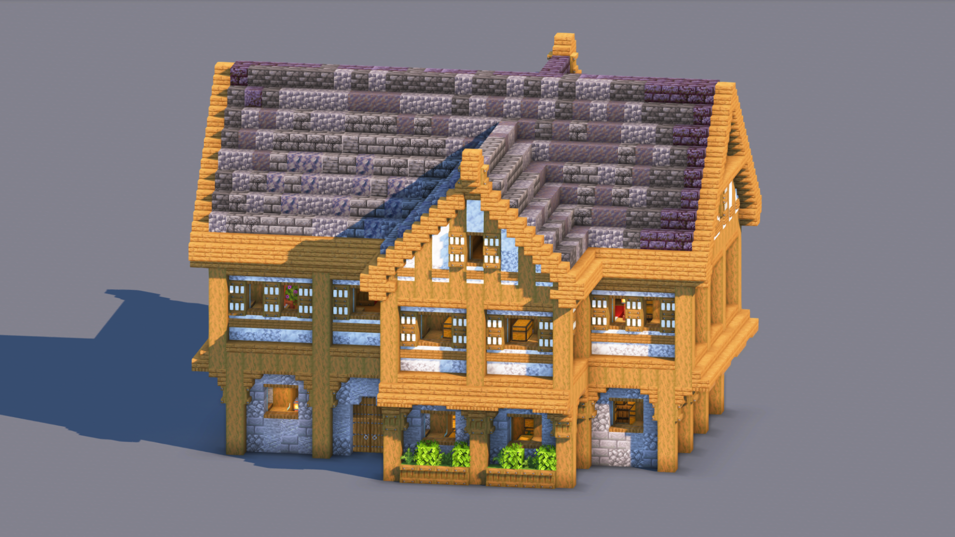 Medieval House – Fully Decorated Interior | Download — Minecraft Build by RaekonBuilds (3)