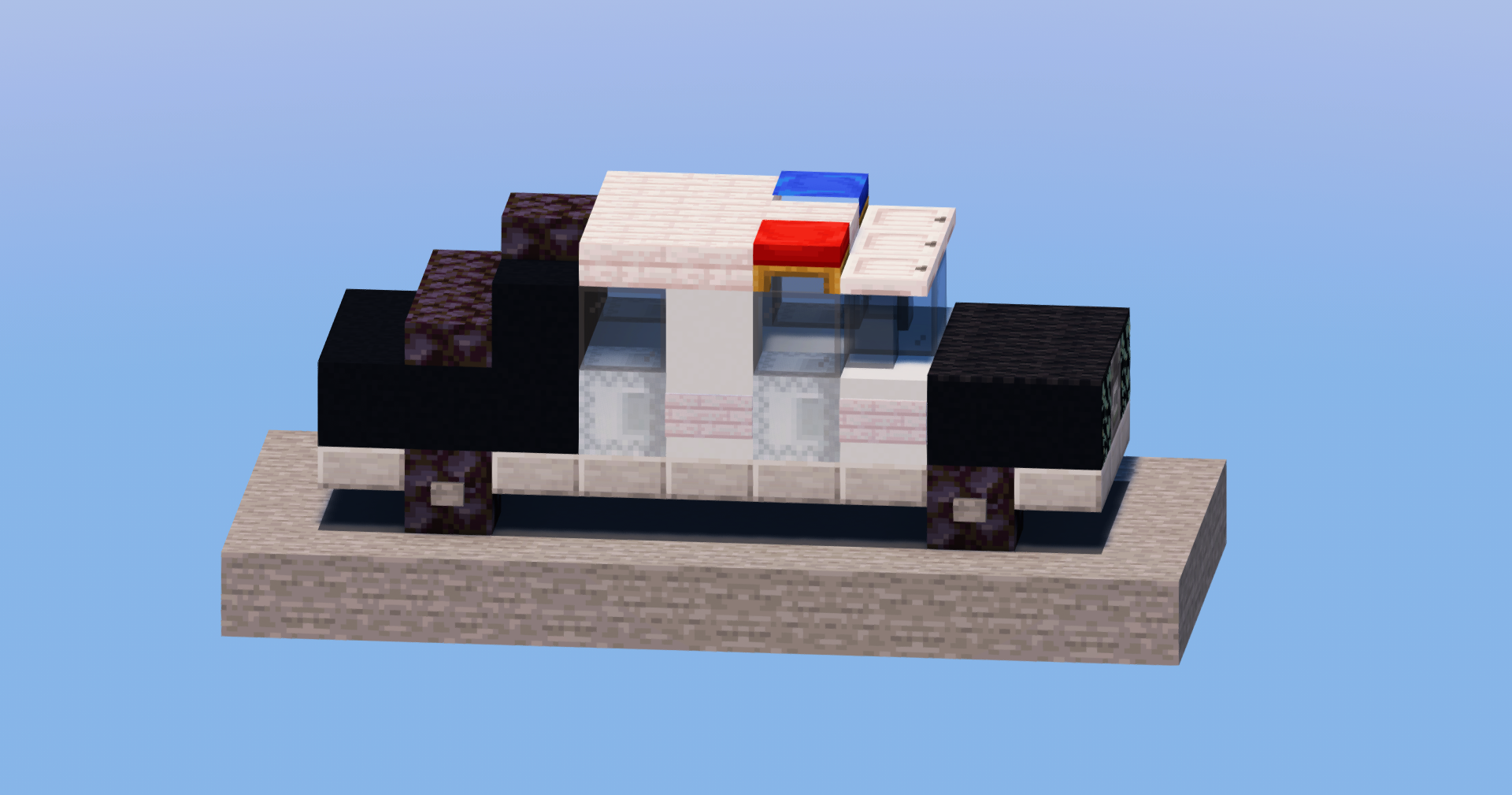 Police Car — Minecraft Build by LeonisBuilds (2)