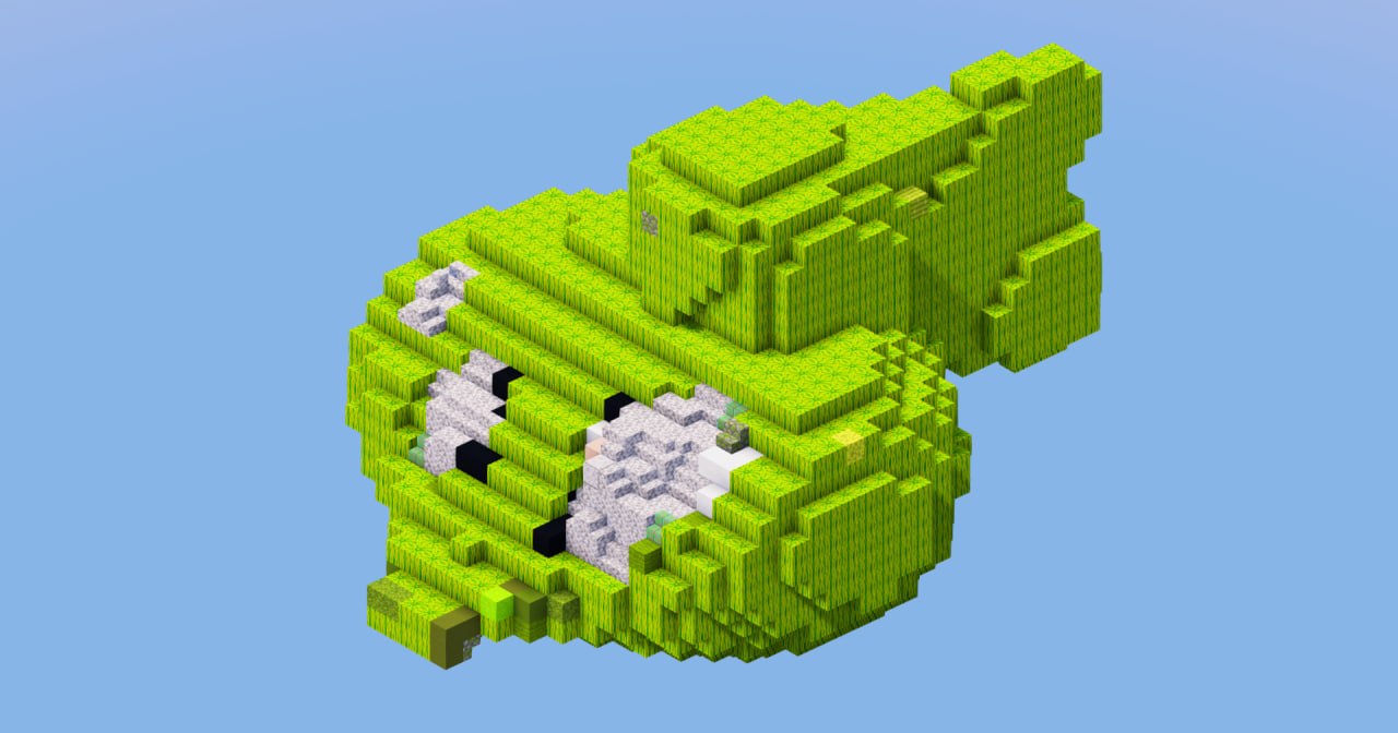 Zygarde Cell from Pokemon — Minecraft Build by LeonisBuilds