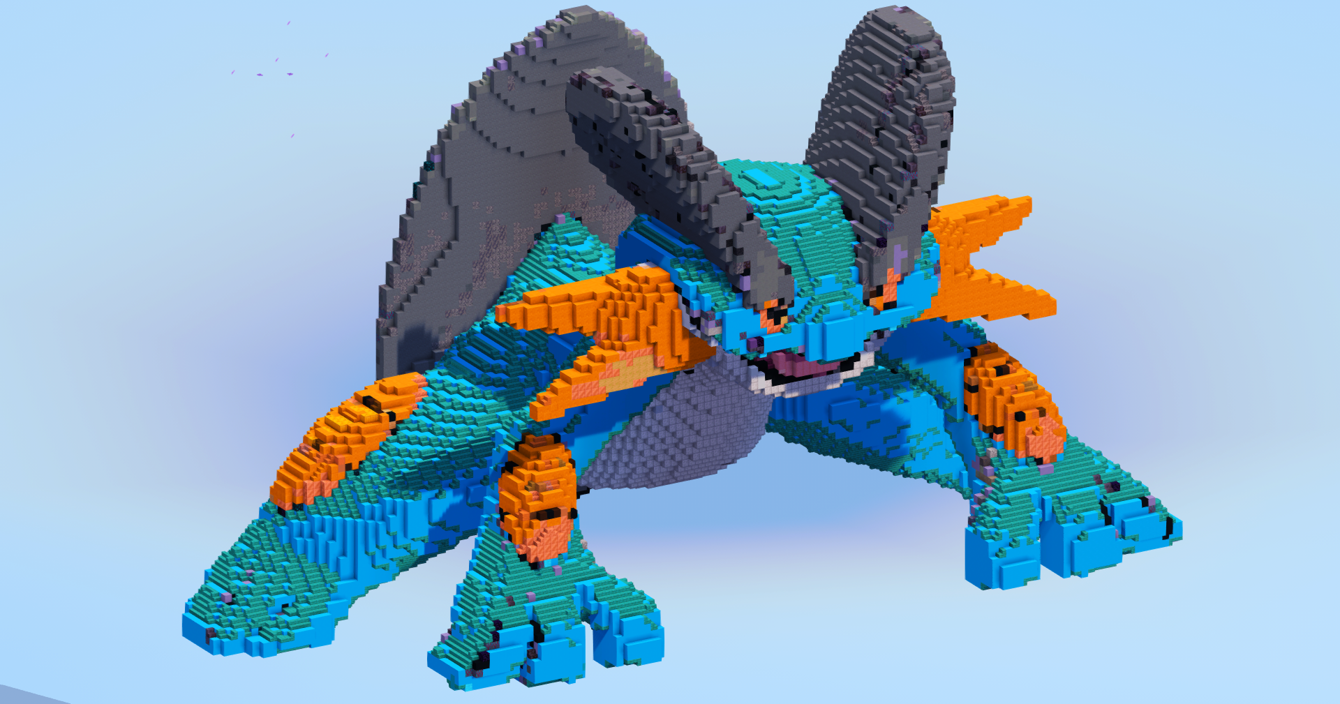 Swampert — Minecraft Build by LeonisBuilds (2)