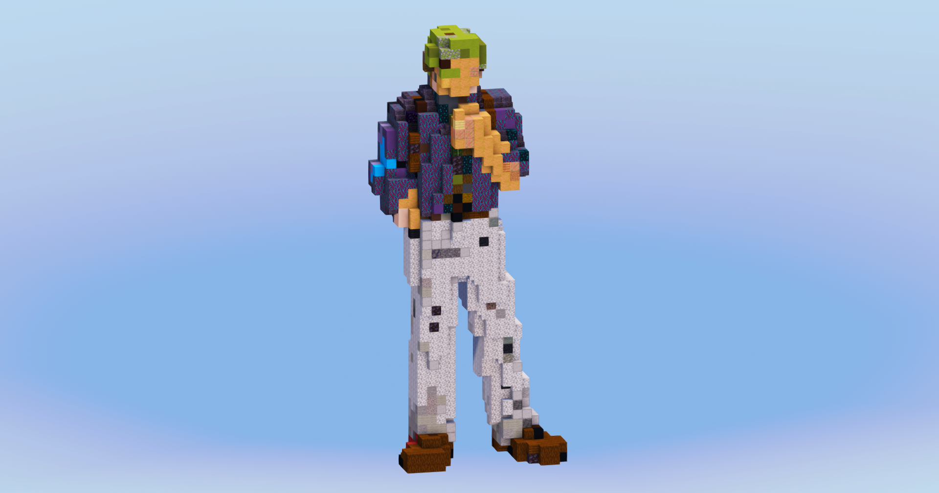 Kento Nanami from Jujutsu Kaizen — Minecraft Build by LeonisBuilds (2)