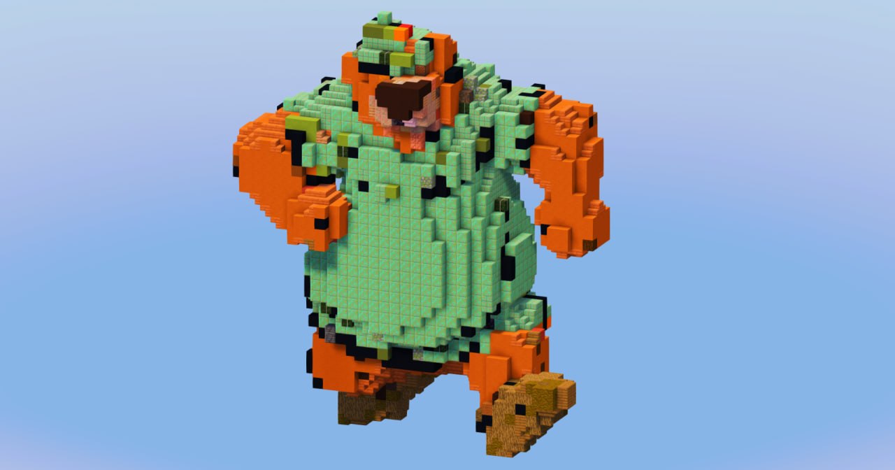 Little John from Disney Robin Hood — Minecraft Build by LeonisBuilds