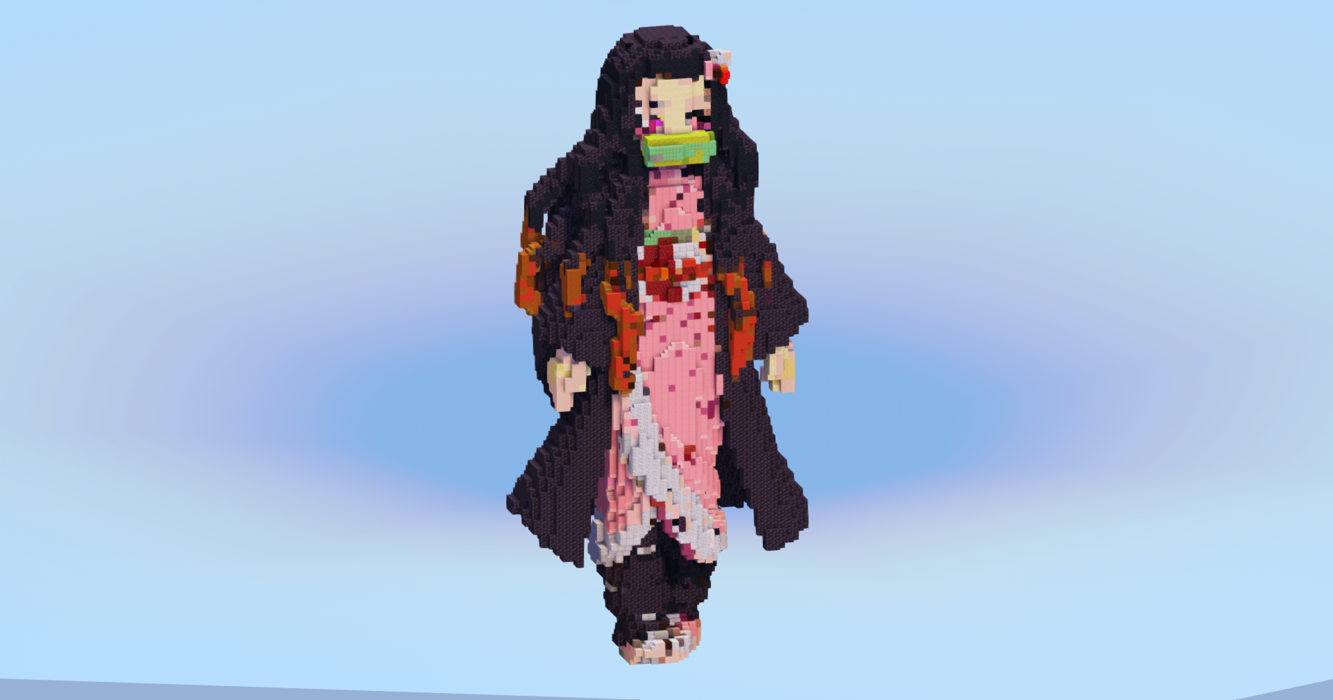Nezuko — Minecraft Build by LeonisBuilds