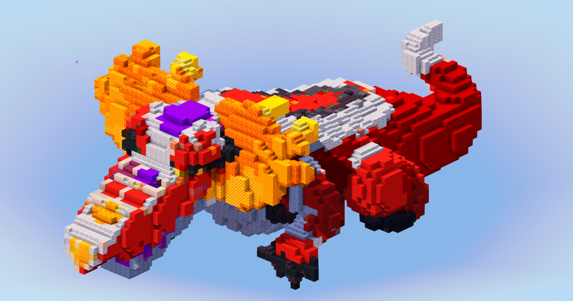 Skeledirge from Pokemon — Minecraft Build by LeonisBuilds (2)