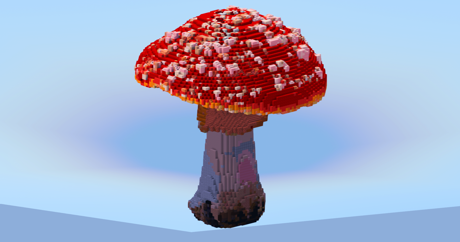 Red Caesar Mushroom — Minecraft Build by LeonisBuilds