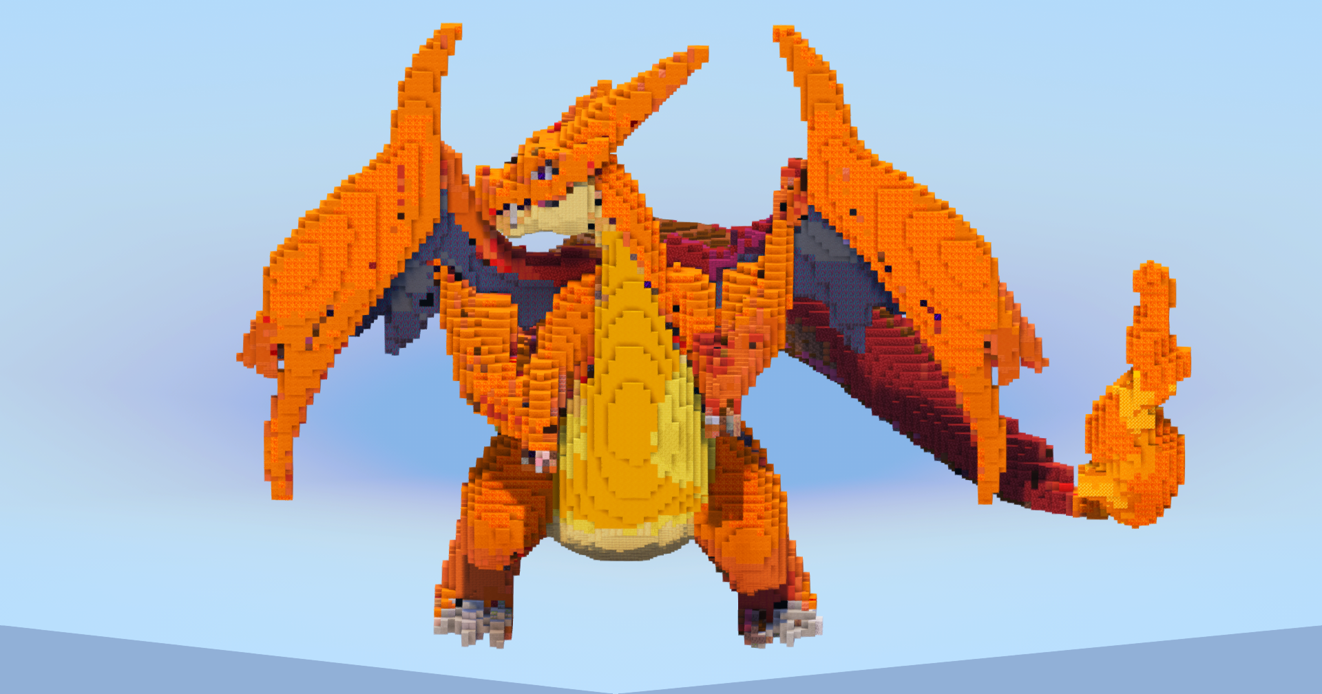 Mega Charizard Y — Minecraft Build by LeonisBuilds