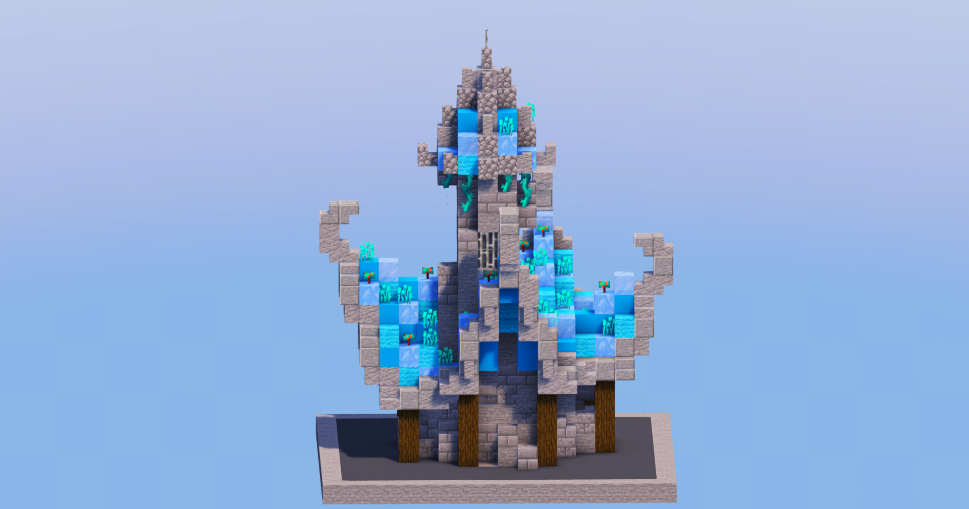 Icy Medieval Fantasy House 4