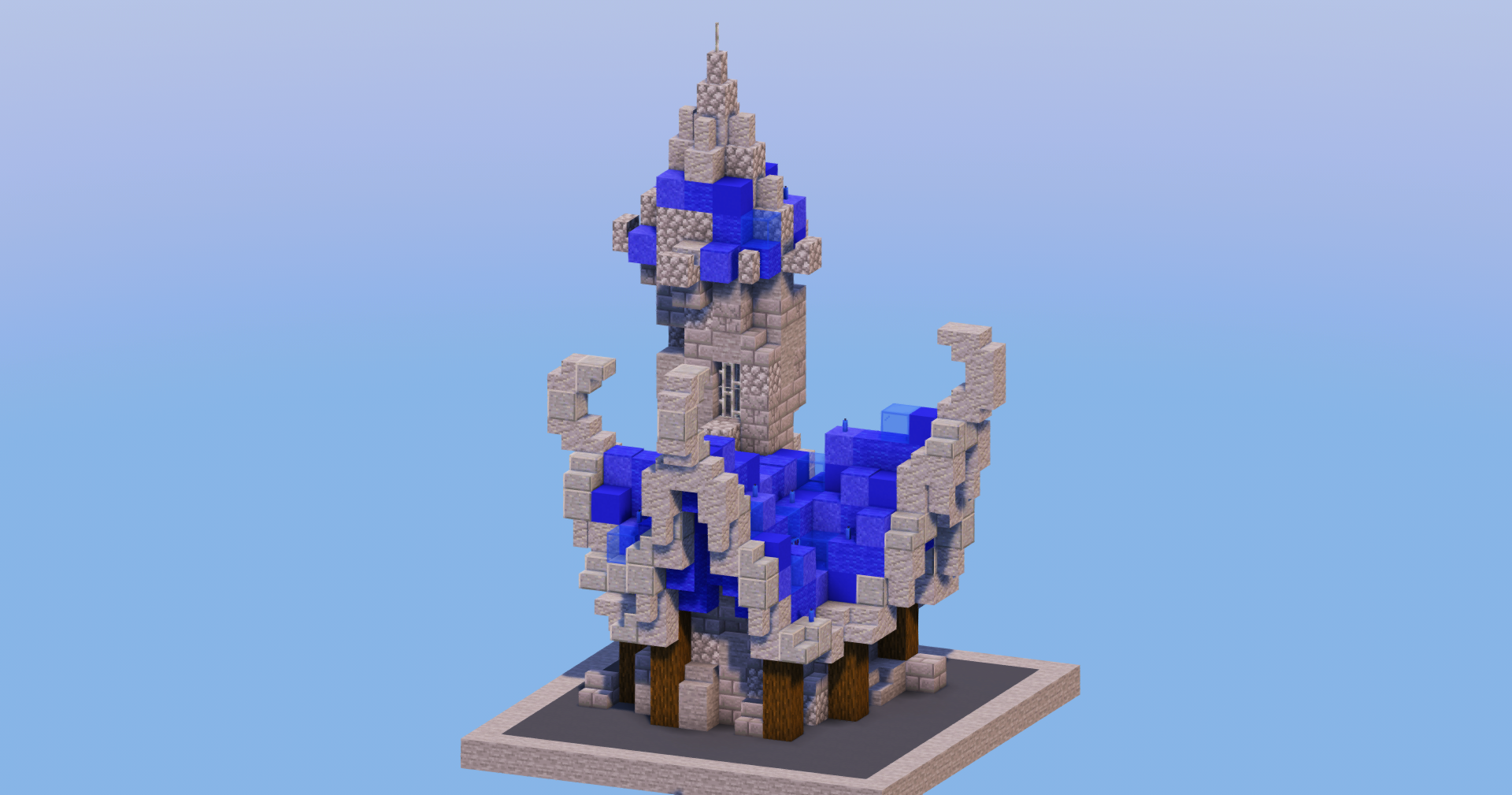 Water Medieval Fantasy House 2 — Minecraft Build by LeonisBuilds (2)