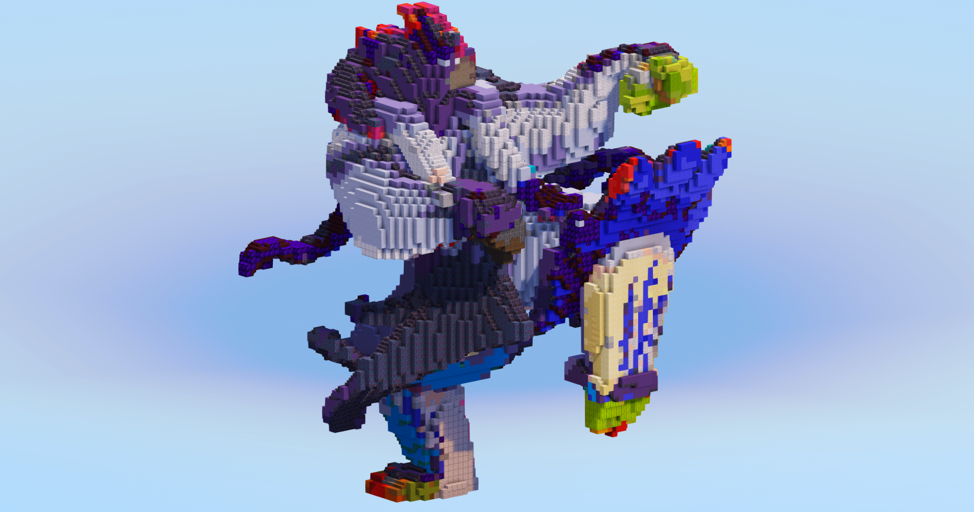 Urshifu Rapid Strike Gigantamax — Minecraft Build by LeonisBuilds (2)