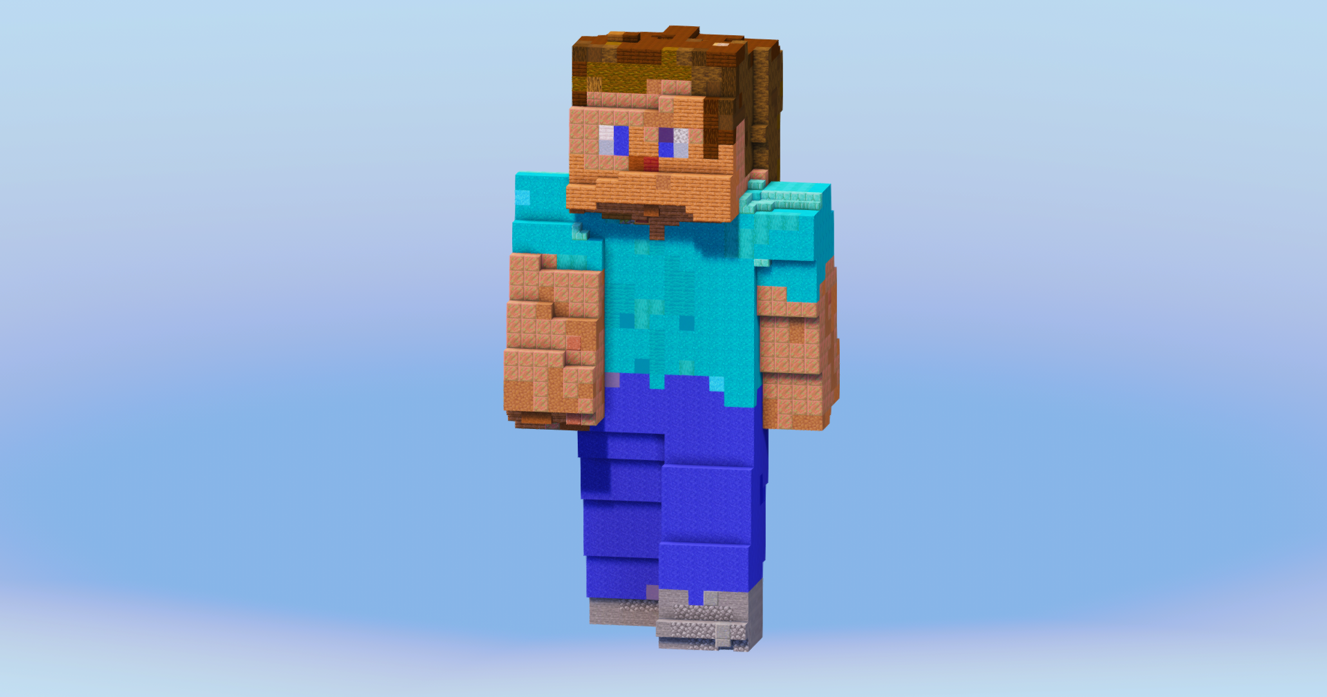 Steve from Minecraft — Minecraft Build by LeonisBuilds