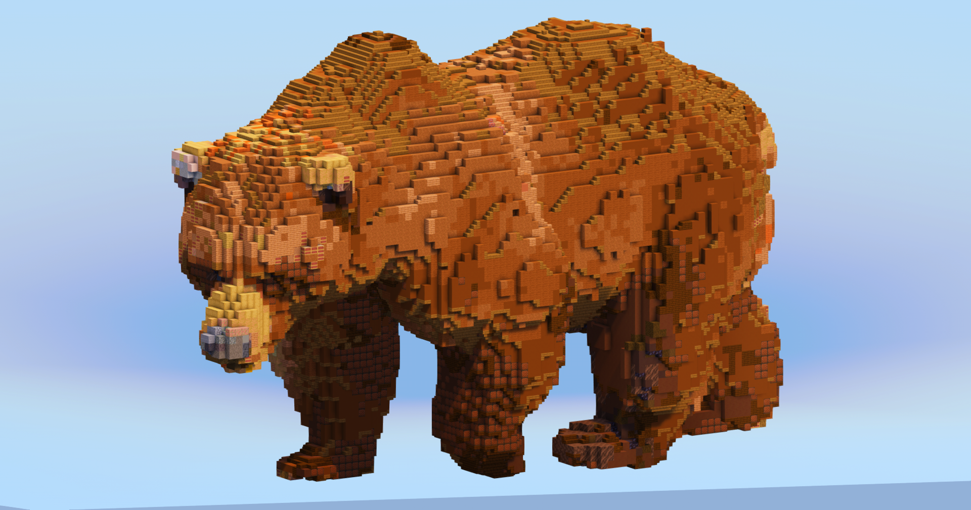 Grizzly Bear — Minecraft Build by LeonisBuilds