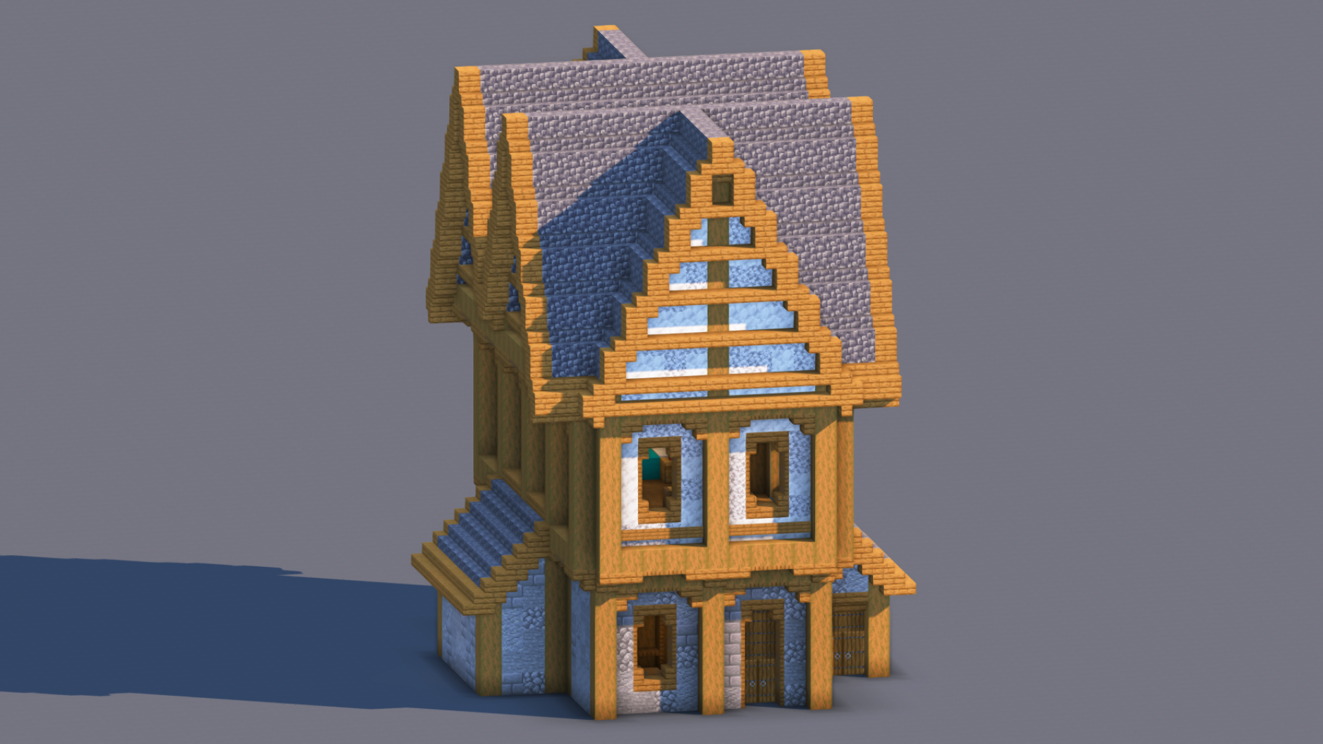 Medieval House – Fully Decorated Interior | Download — Minecraft Build by RaekonBuilds
