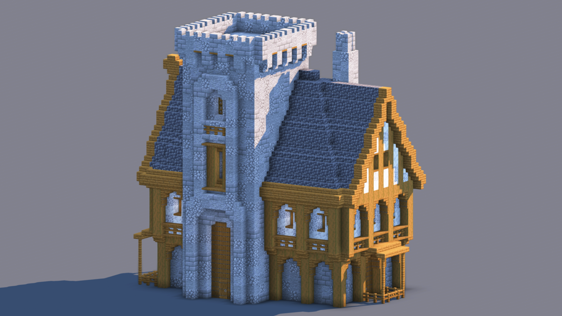 Medieval House – Fully Decorated Interior | Download — Minecraft Build by RaekonBuilds
