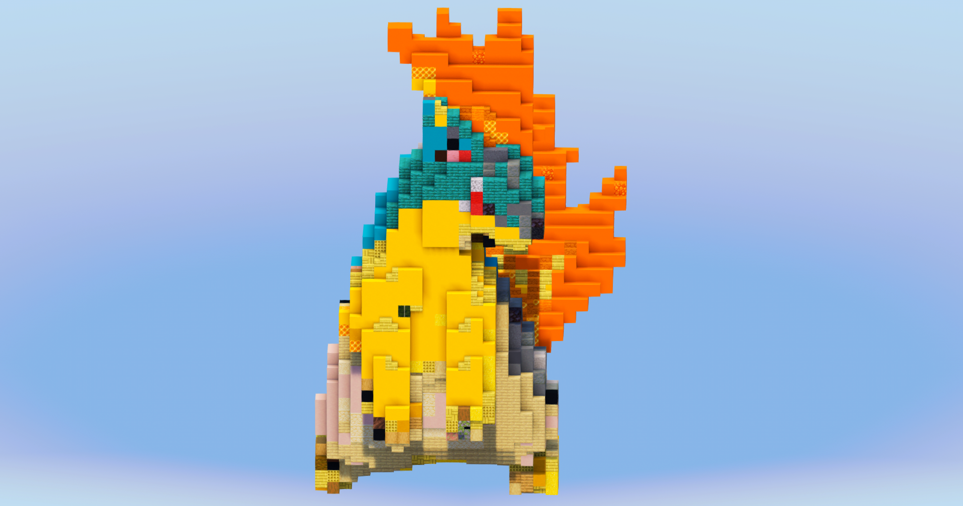 Quilava from Pokemon — Minecraft Build by LeonisBuilds