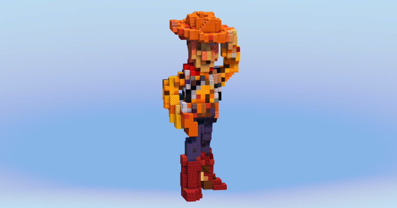 Woody from Disney Toy Story — Minecraft Build by LeonisBuilds