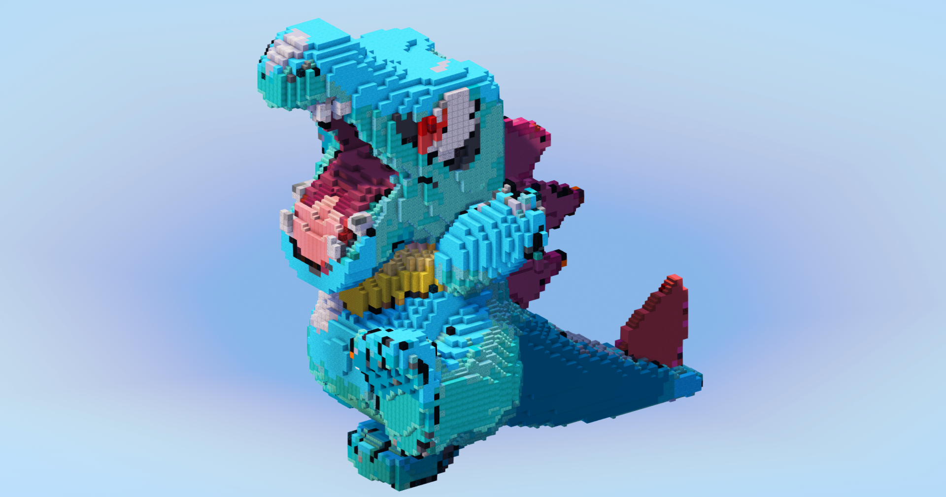 Totodile — Minecraft Build by LeonisBuilds (2)