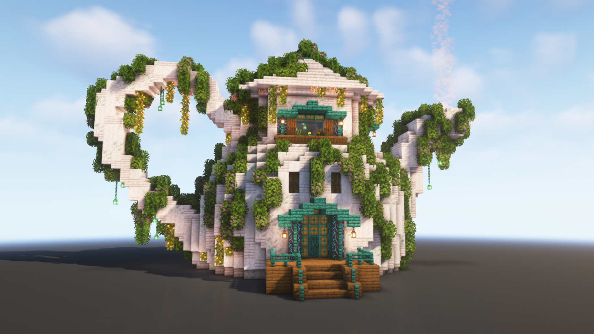 Teapot House – Minecraft Fantasy Build — Minecraft Build by antocerati