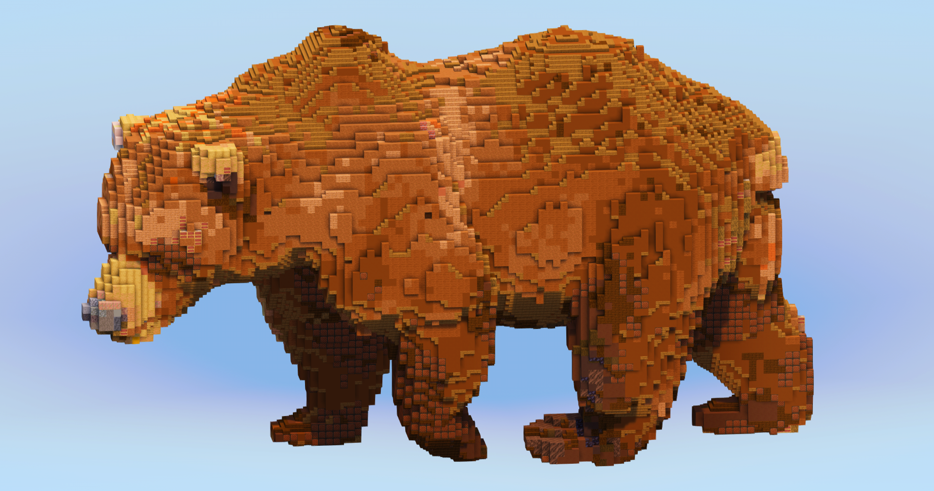 Grizzly Bear — Minecraft Build by LeonisBuilds (2)