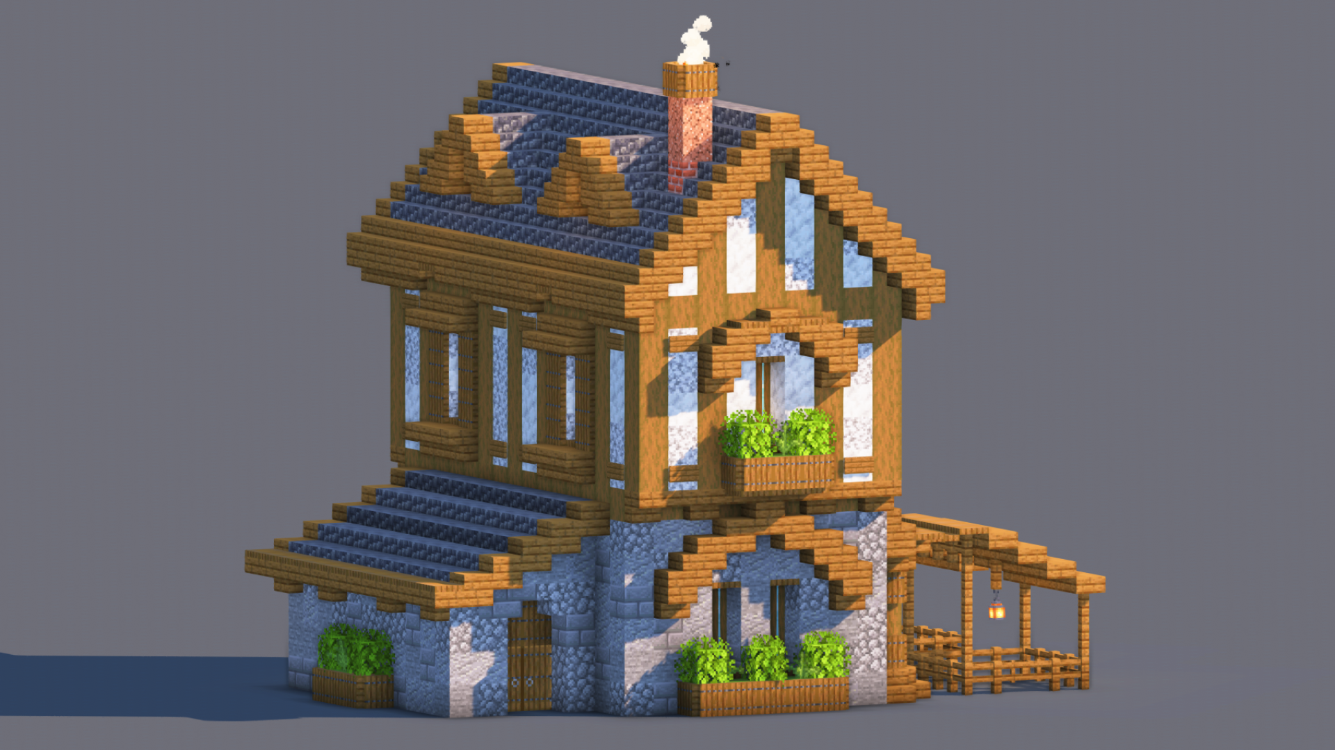 Medieval House – Fully Decorated Interior | Download — Minecraft Build by RaekonBuilds