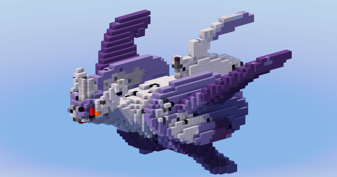 Mega Latios from Pokemon — Minecraft Build by LeonisBuilds