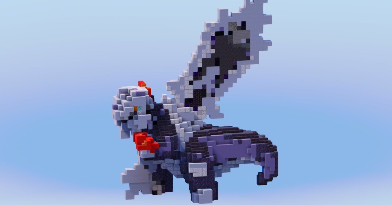 Mega Baxcalibur from Pokemon — Minecraft Build by LeonisBuilds (2)
