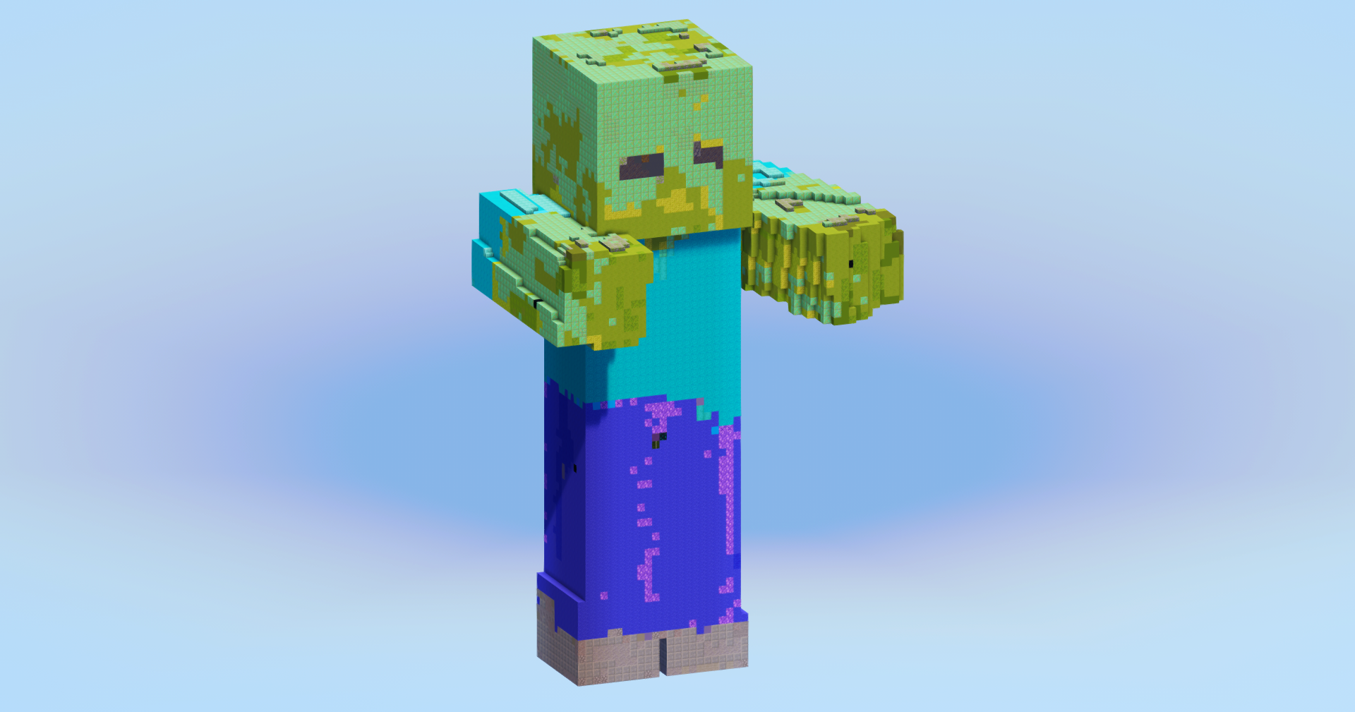 Zombie — Minecraft Build by LeonisBuilds (2)
