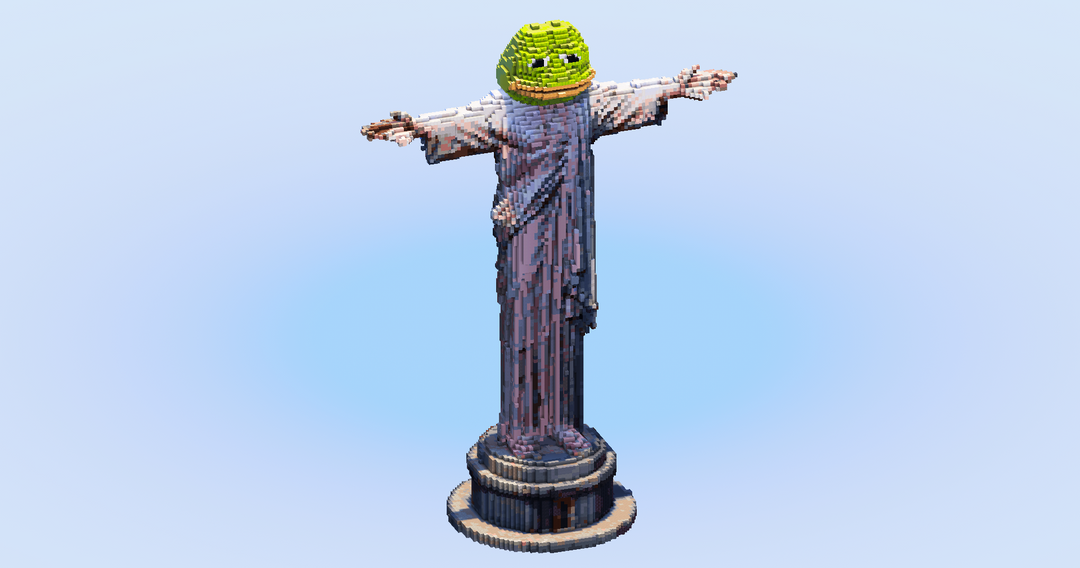 Pepe The Redeemer — Minecraft Build by LeonisBuilds