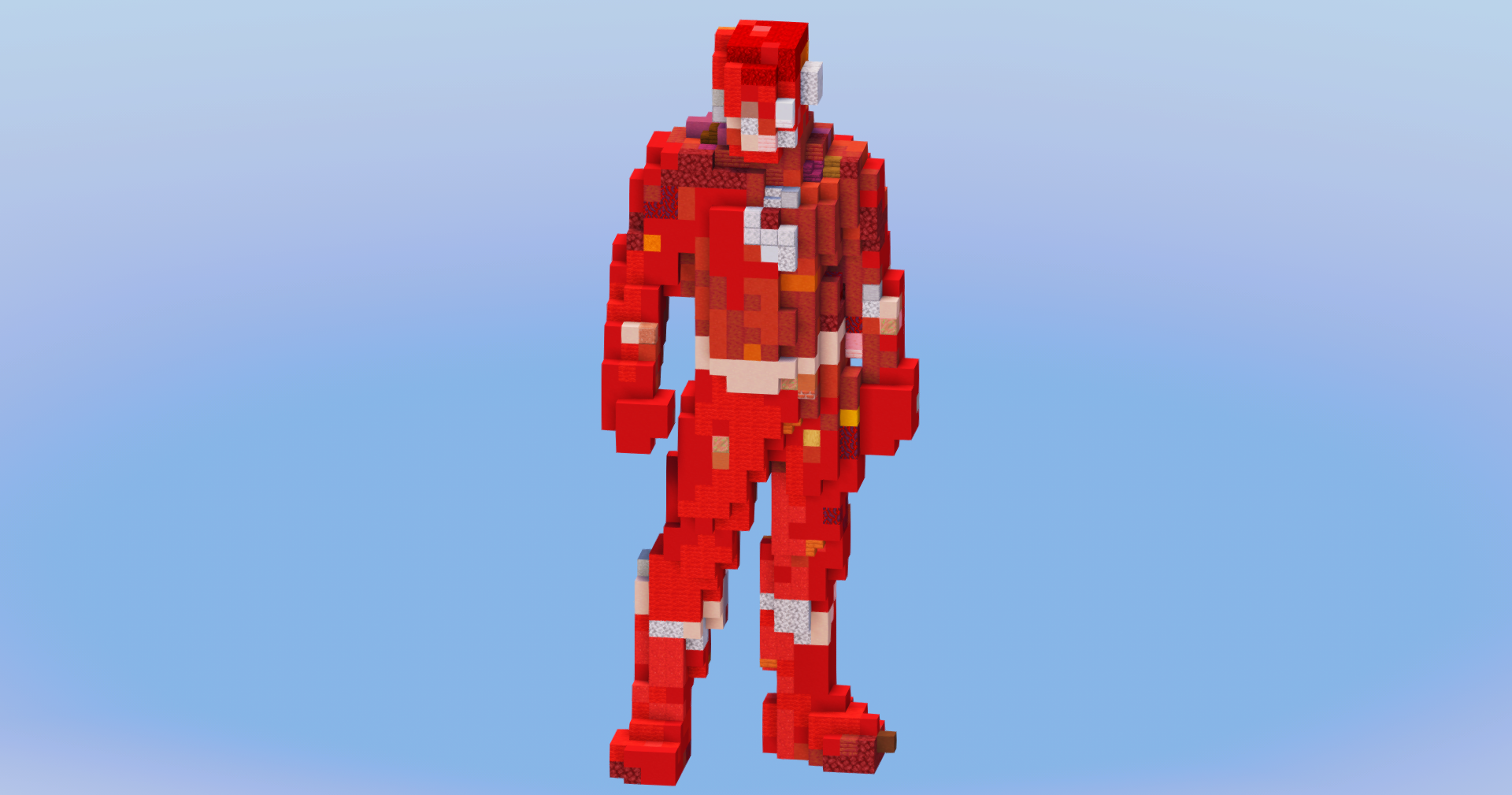 The Flash from DC Comics — Minecraft Build by LeonisBuilds