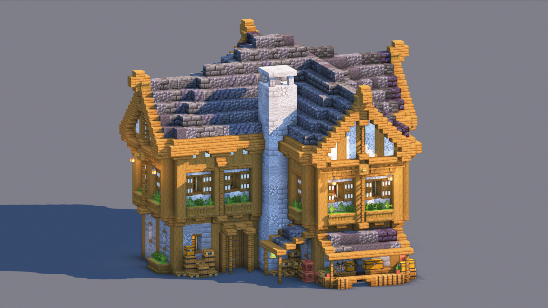 Medieval House – Fully Decorated Interior | Download — Minecraft Build by RaekonBuilds (3)