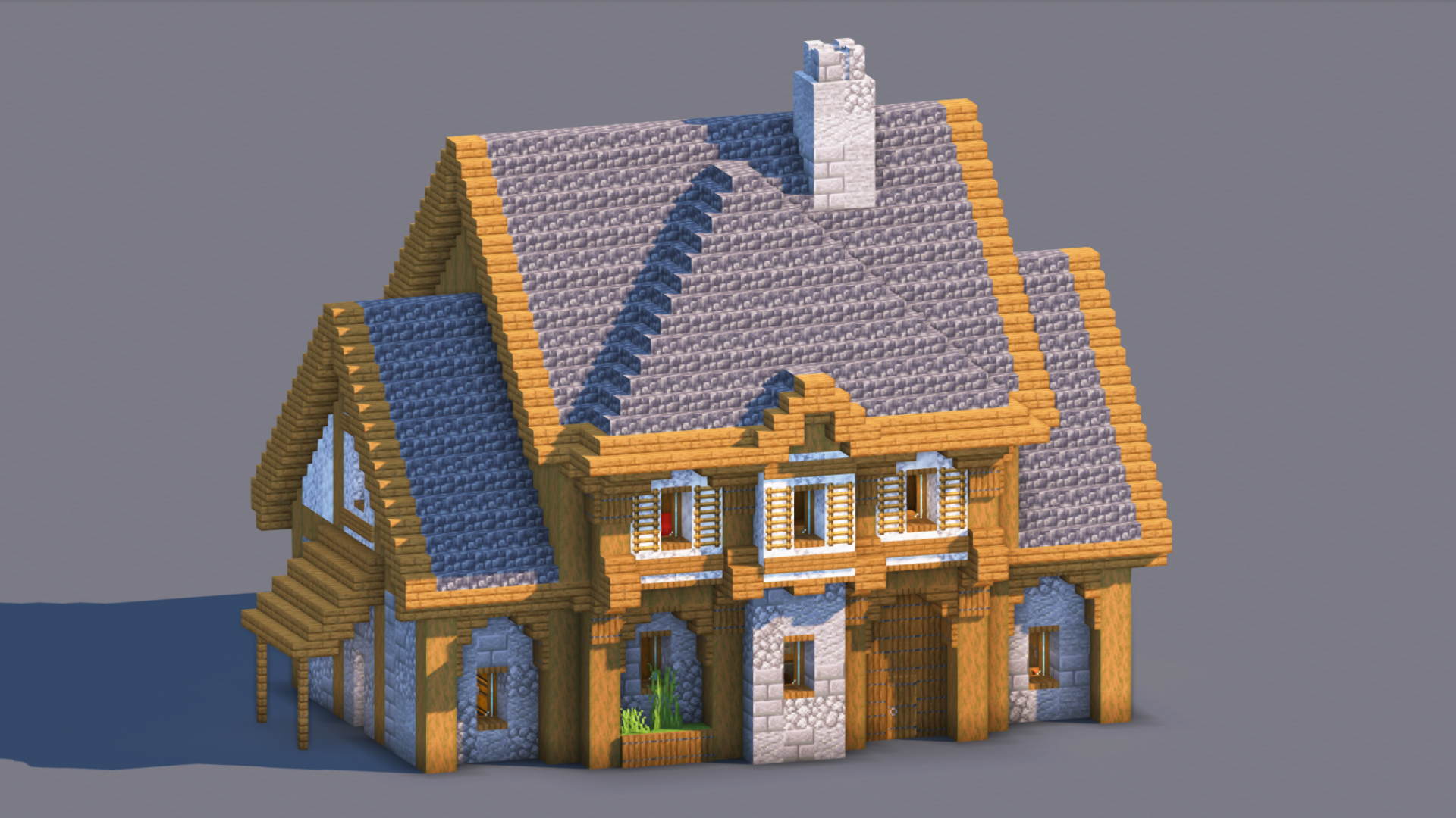 Medieval House – Fully Decorated Interior | Download — Minecraft Build by RaekonBuilds