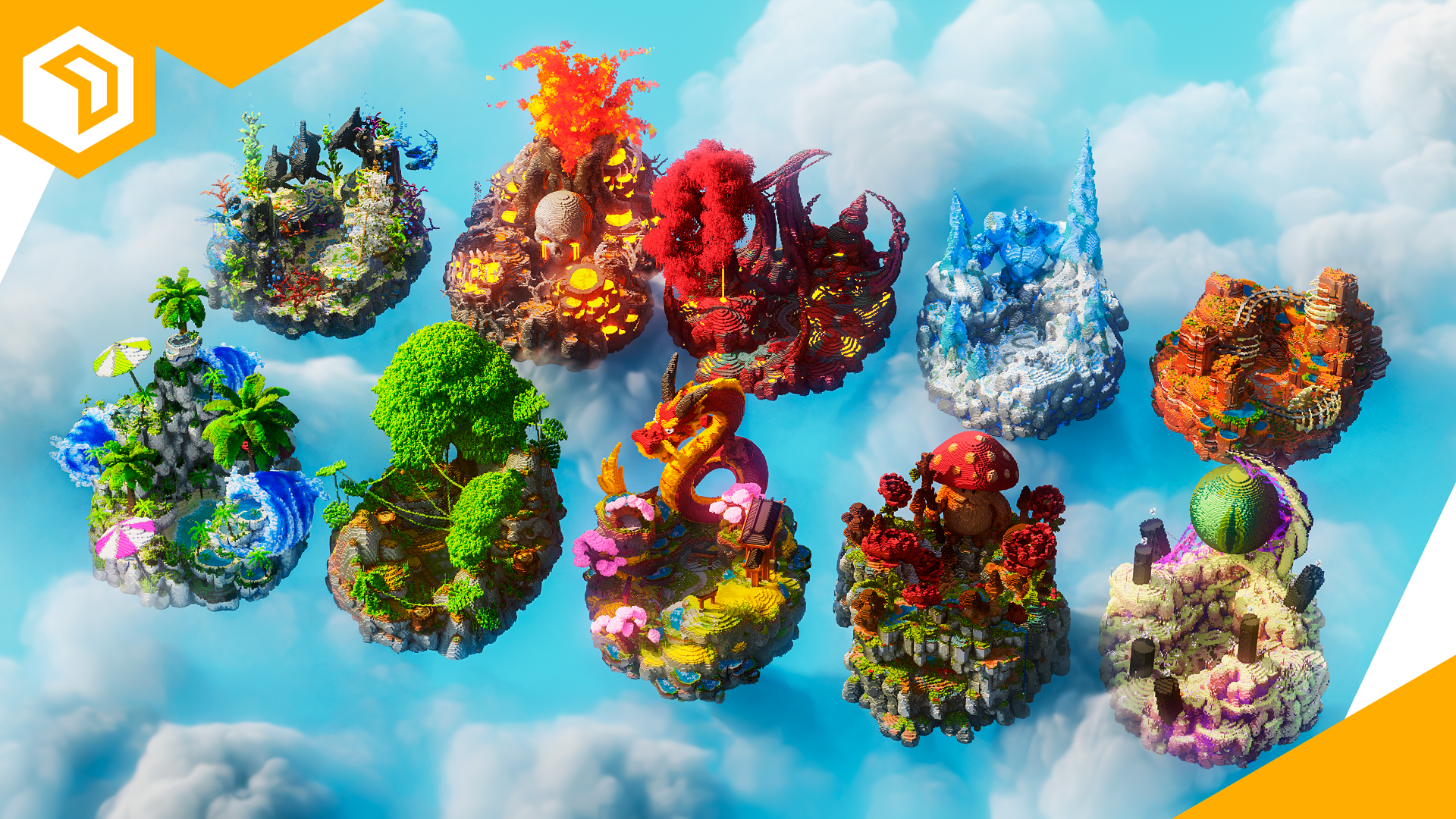 x10 Duel Arena Pack — Minecraft Build by OrioniX