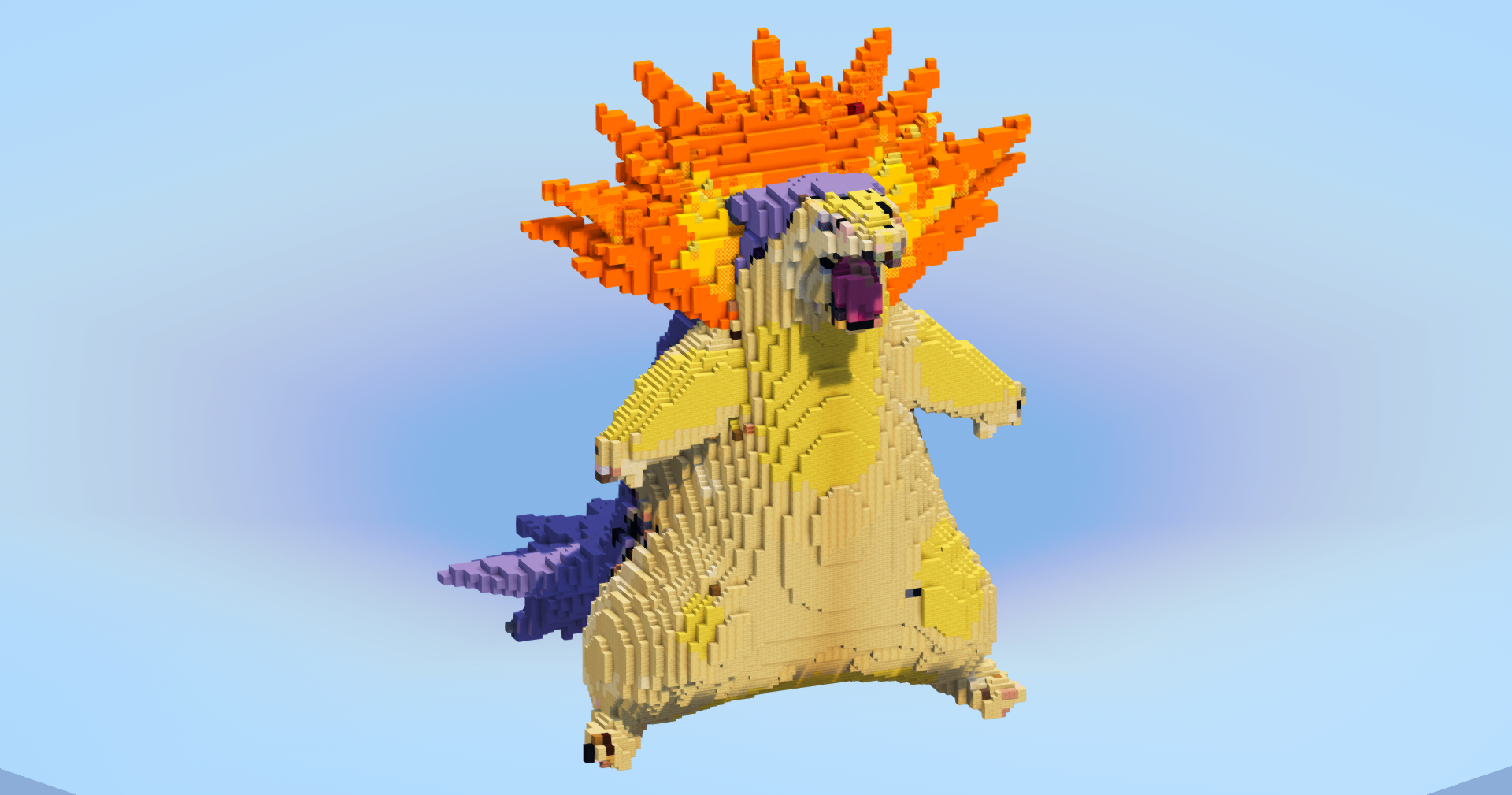 Typhlosion — Minecraft Build by LeonisBuilds