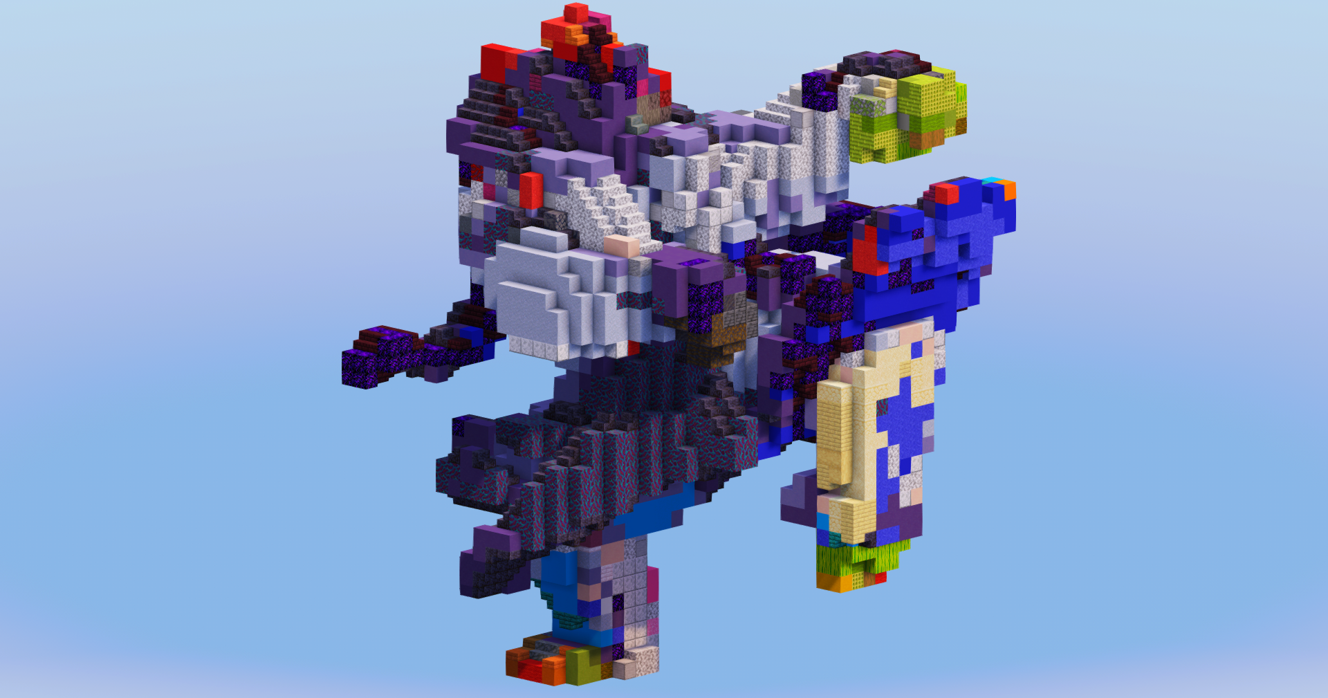 Urshifu Rapid Strike Gigantamax from Pokemon — Minecraft Build by LeonisBuilds (2)
