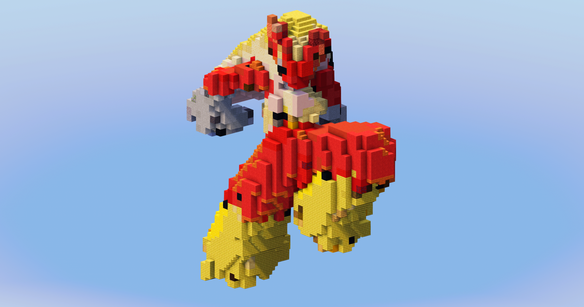 Blaziken from Pokemon — Minecraft Build by LeonisBuilds (2)