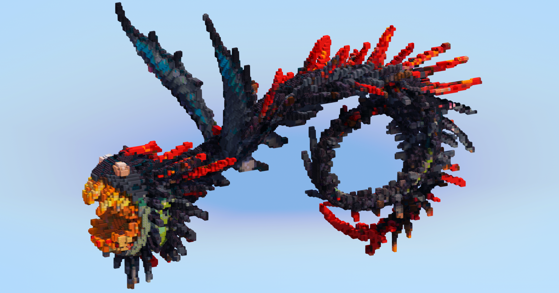 Whispering Death Dragon — Minecraft Build by LeonisBuilds