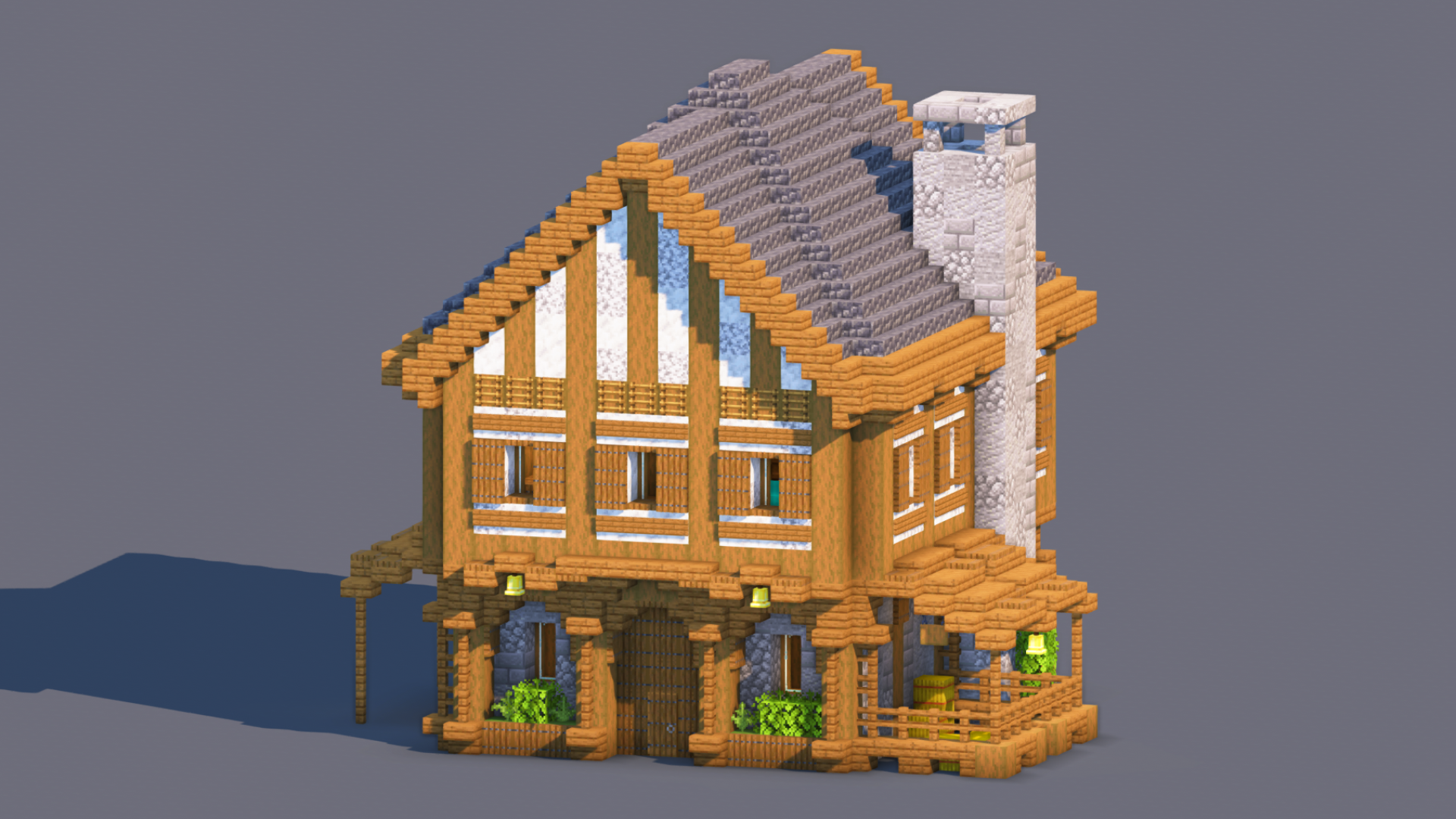 Medieval House – Fully Decorated Interior | Download — Minecraft Build by RaekonBuilds