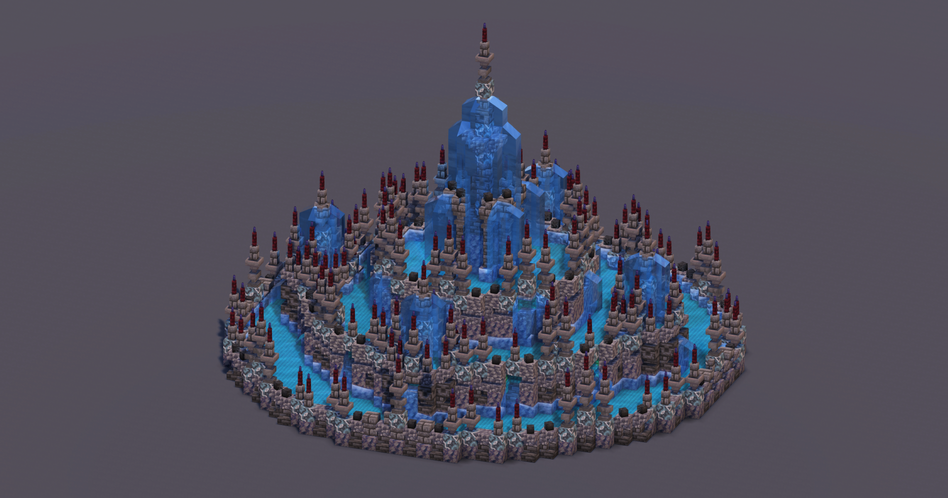 Deepslate Fountain — Minecraft Build by MellowHat