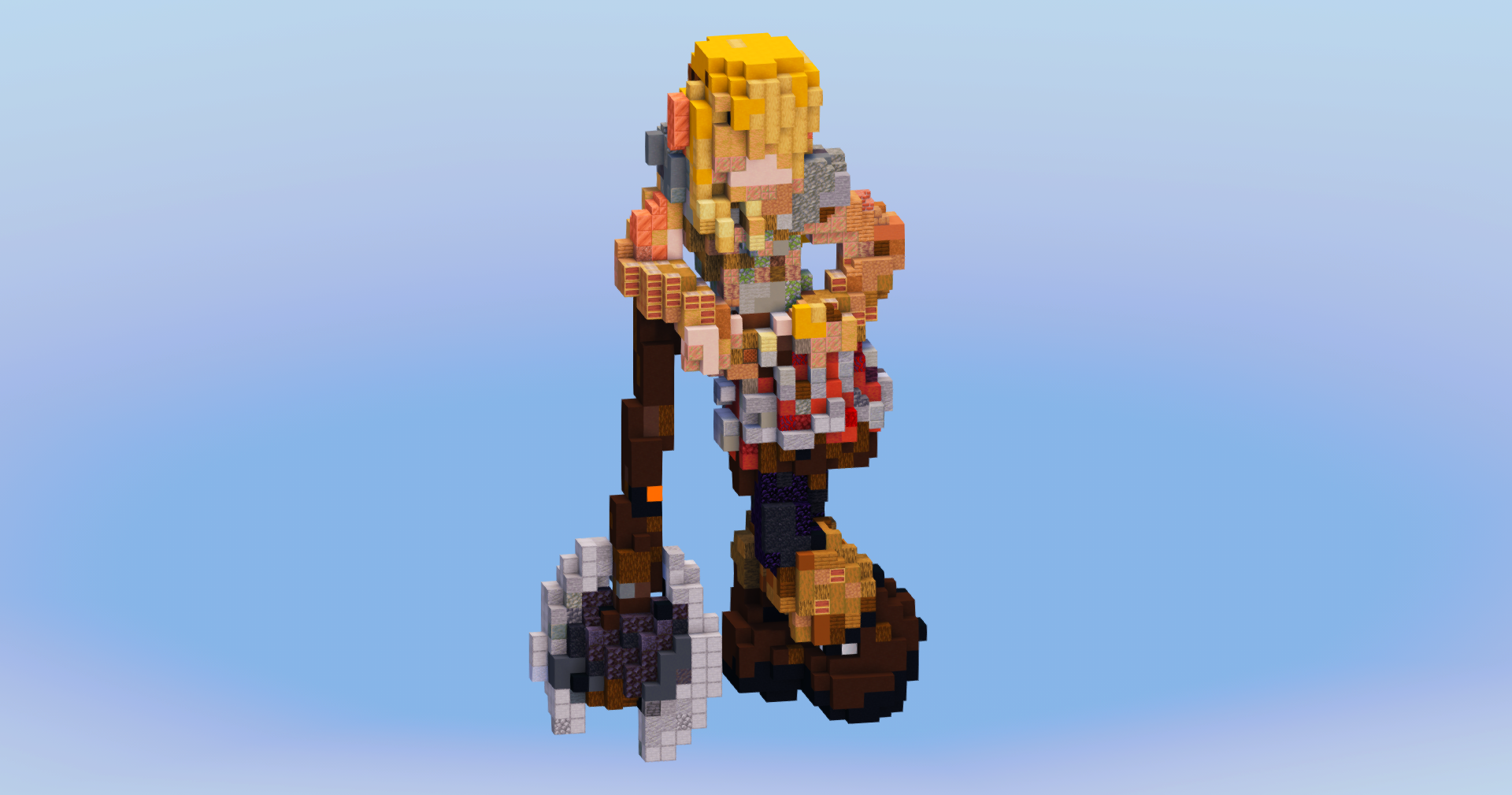 Astrid from How To Train Your Dragon — Minecraft Build by LeonisBuilds