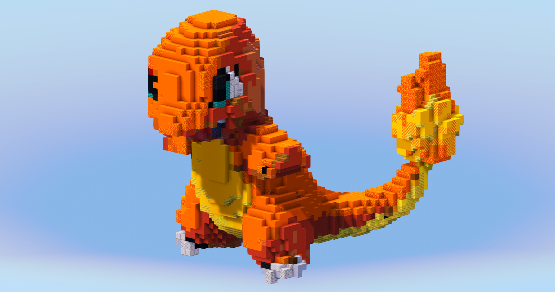 Charmander from Pokemon — Minecraft Build by LeonisBuilds