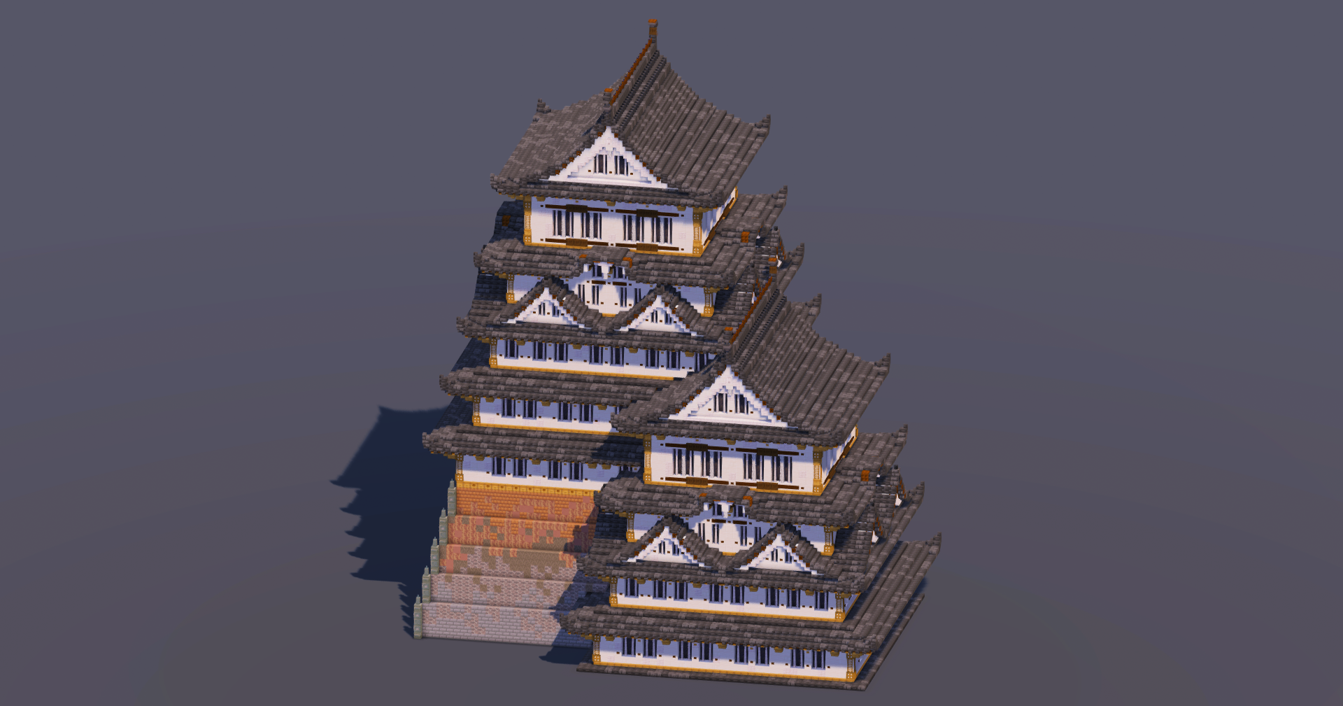 Huge Japanese Castle — Minecraft Build by MellowHat