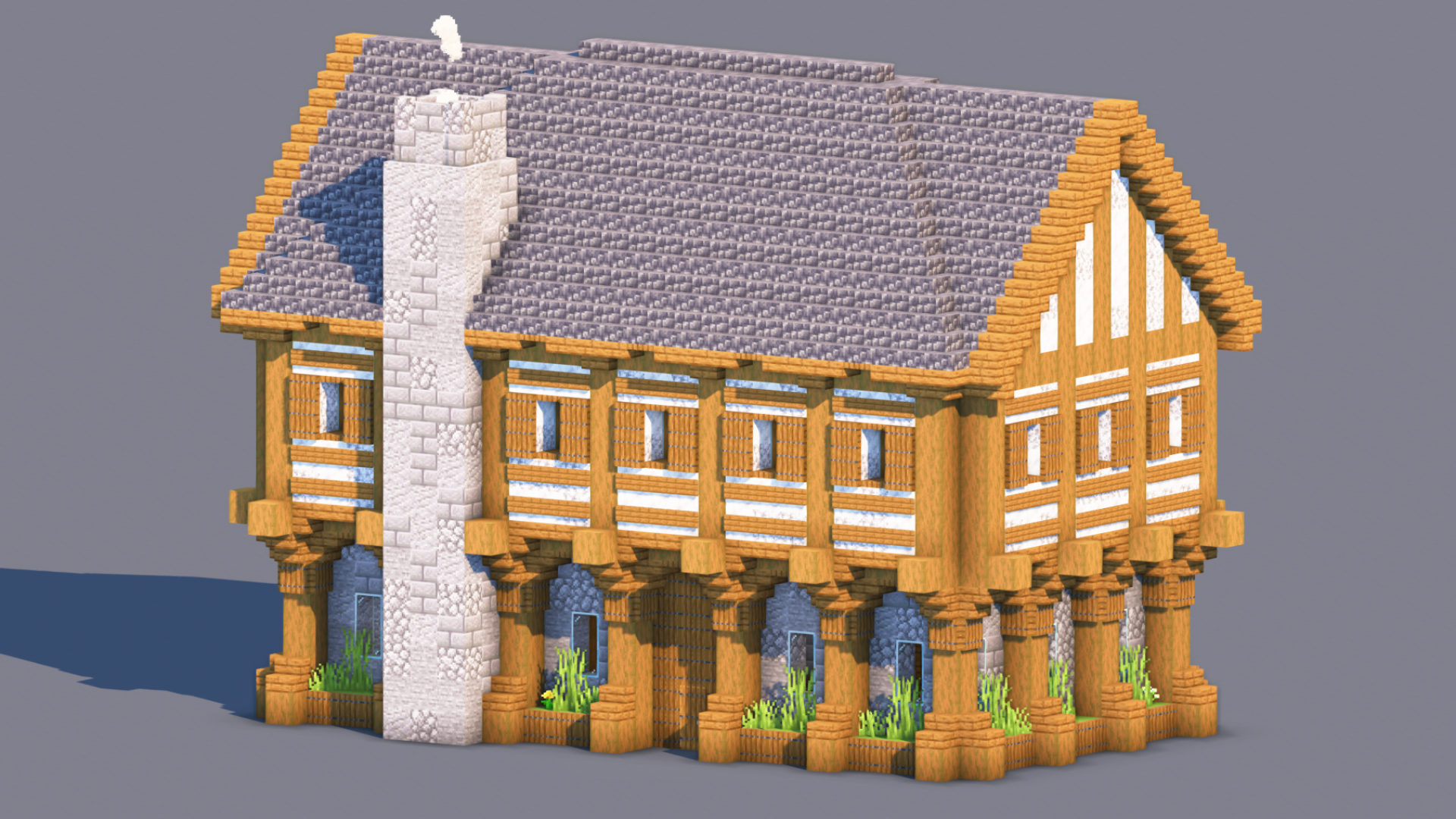 Medieval House – Fully Decorated Interior | Download — Minecraft Build by RaekonBuilds