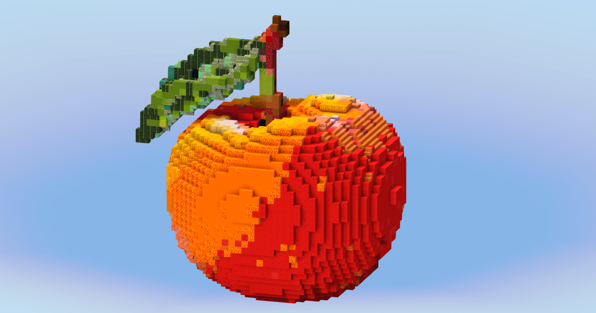 Peach Fruit — Minecraft Build by LeonisBuilds